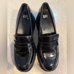 BP Glossy Black Loafers